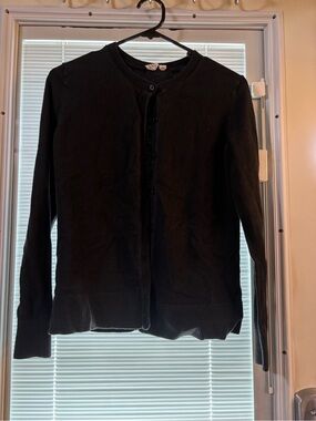 GAP Black Women's Button-Up Cardigan